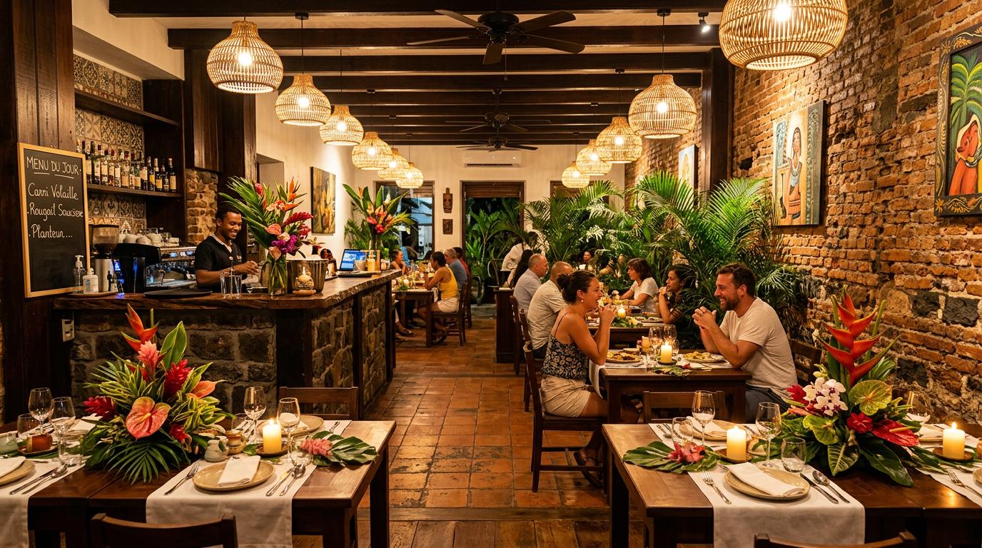 Ambiance restaurant creole